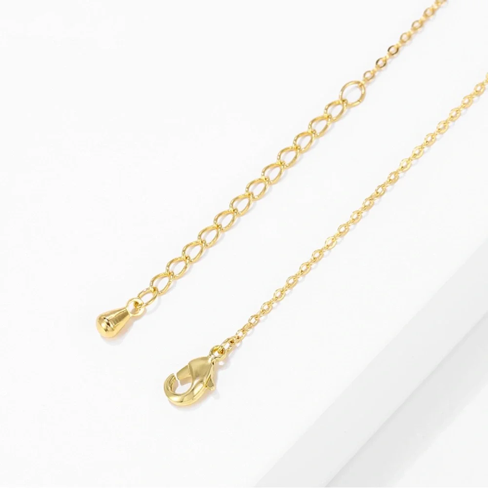 Butterfly Y Necklace | Mother of Pearl & CZ Stone 14k Gold Plated